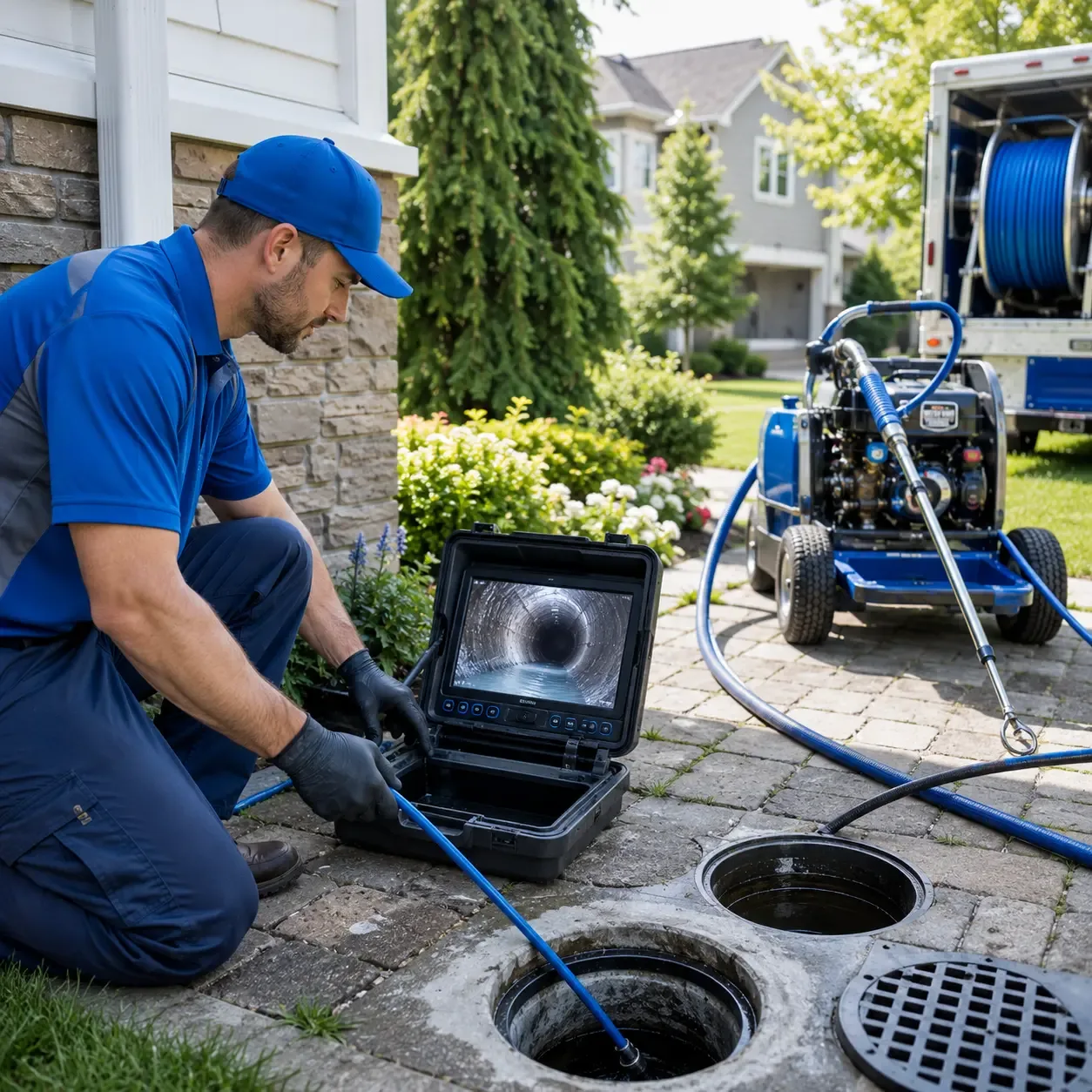 Outdoor drain cleaning professionals serving Albion, RI