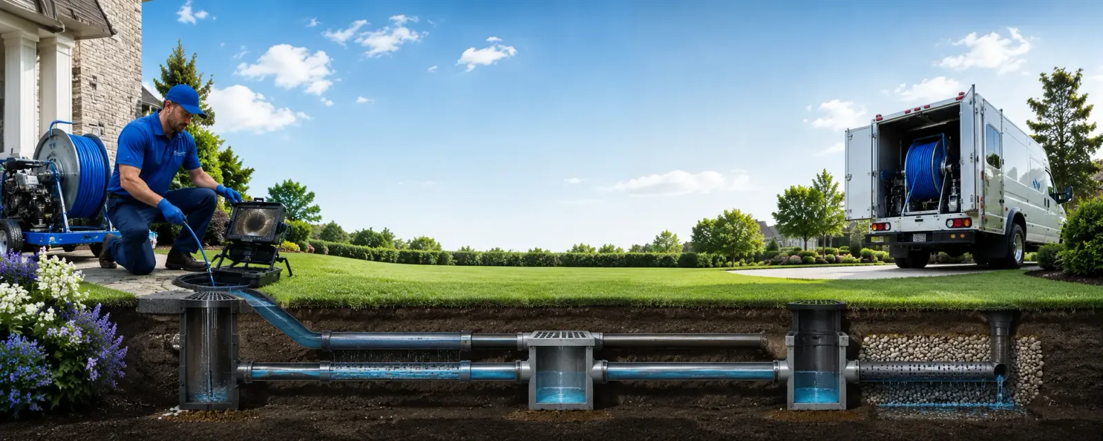 Outdoor drain cleaning information for Albion, RI